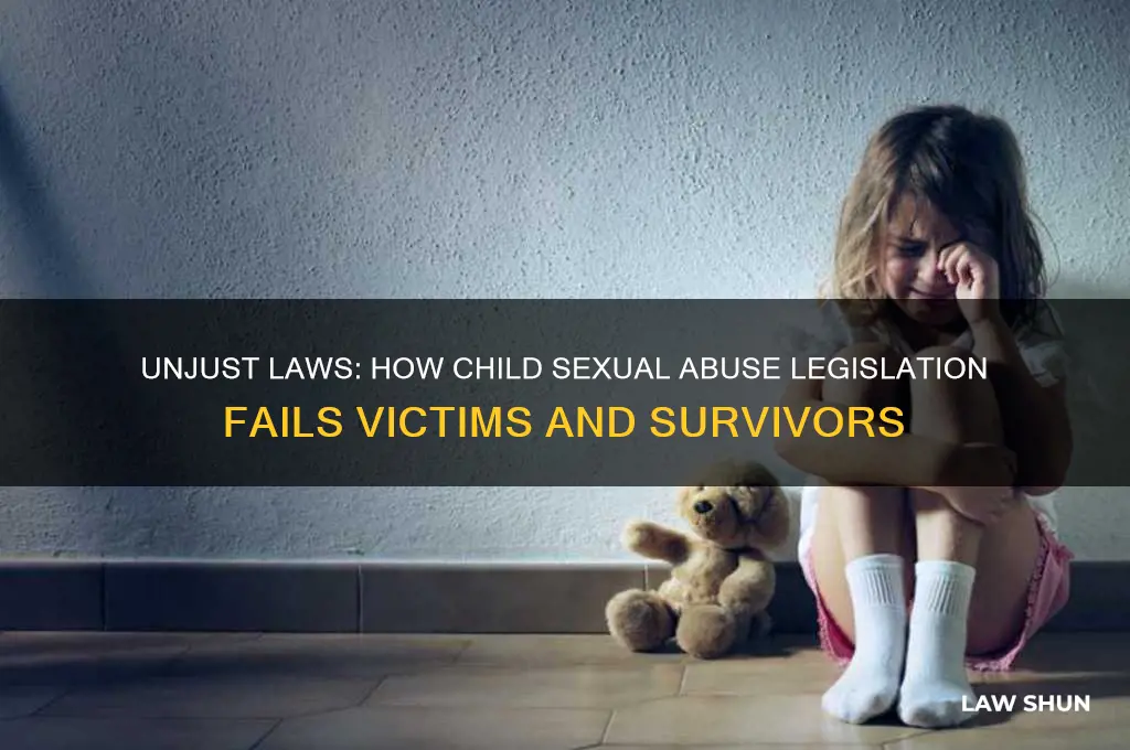 how child sexual abuse laws are unjustice