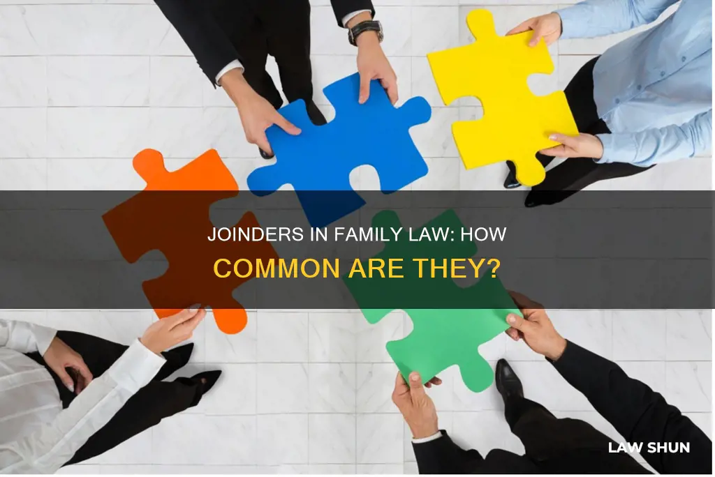 how common are family law joinders