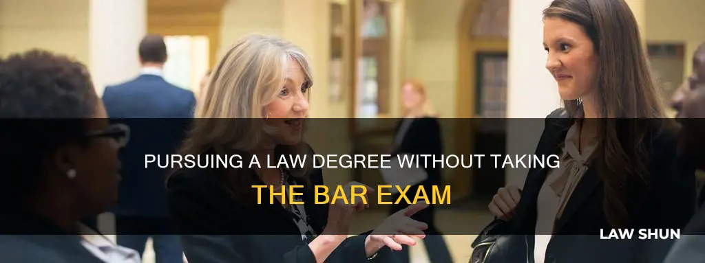 how common law degree no intention bar exam