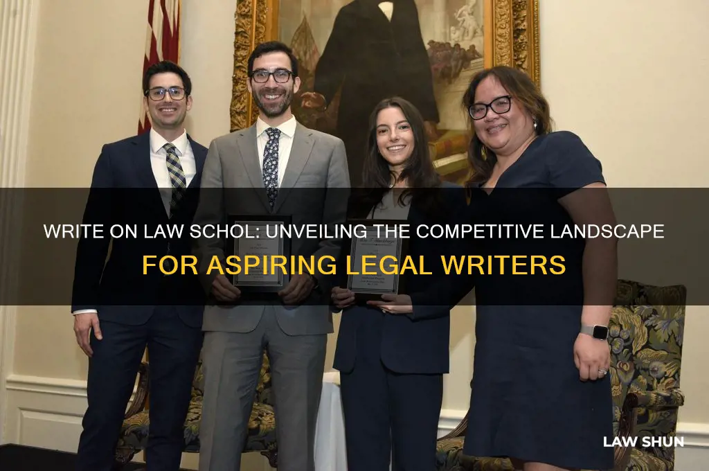 how competitive is write on law schol