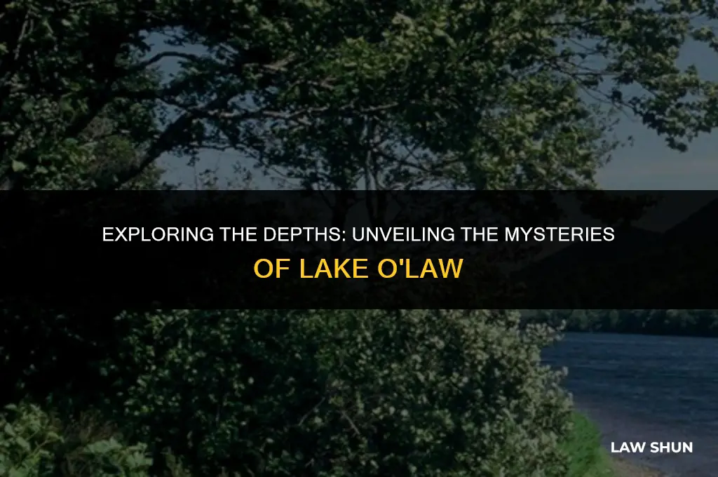 how deep is lake o law
