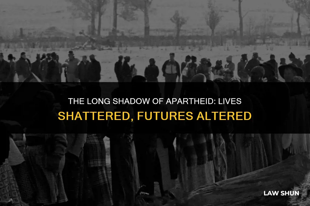 how did apartheid laws impact lives