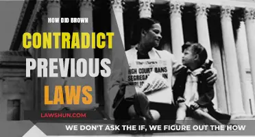 Brown's Ruling: A Legal Shift Undoing Precedent Statutes