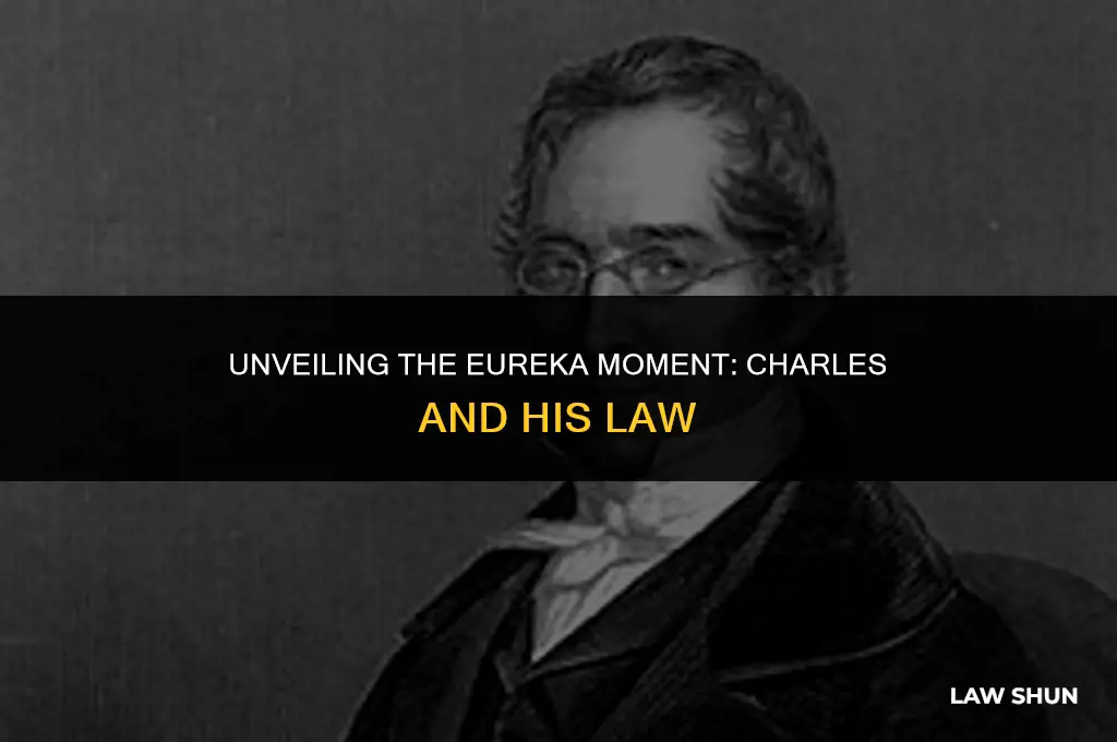 how did charles discover his law