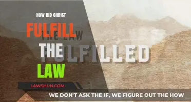 Christ's Fulfillment of the Law: A Comprehensive Exploration