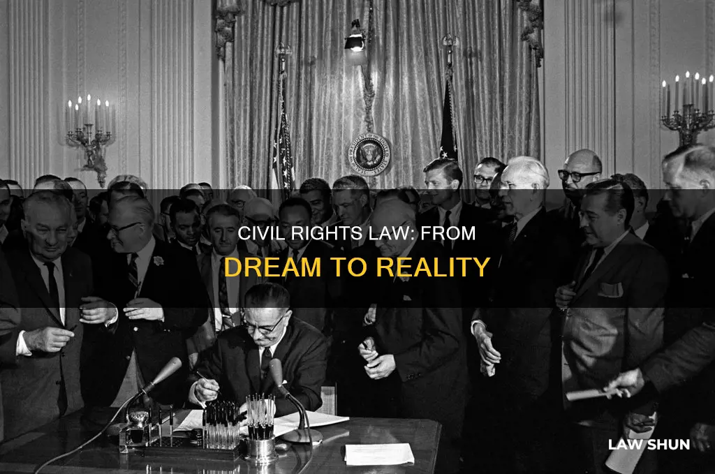 how did civil rights law become reality