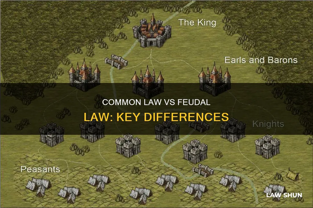 how did common law differ from feudal laws