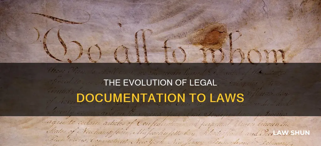 how did documents become laws under the articles of confederation