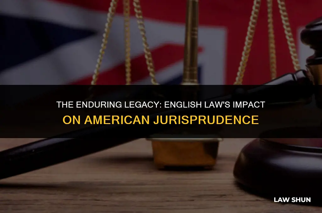 how did english law influence america