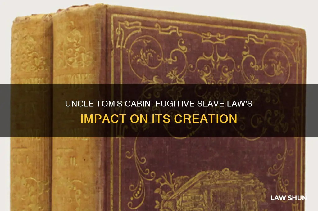 how did fugitive slave law result in uncle toms cabin
