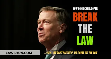 Hickenlooper's Law-Breaking: What You Need to Know