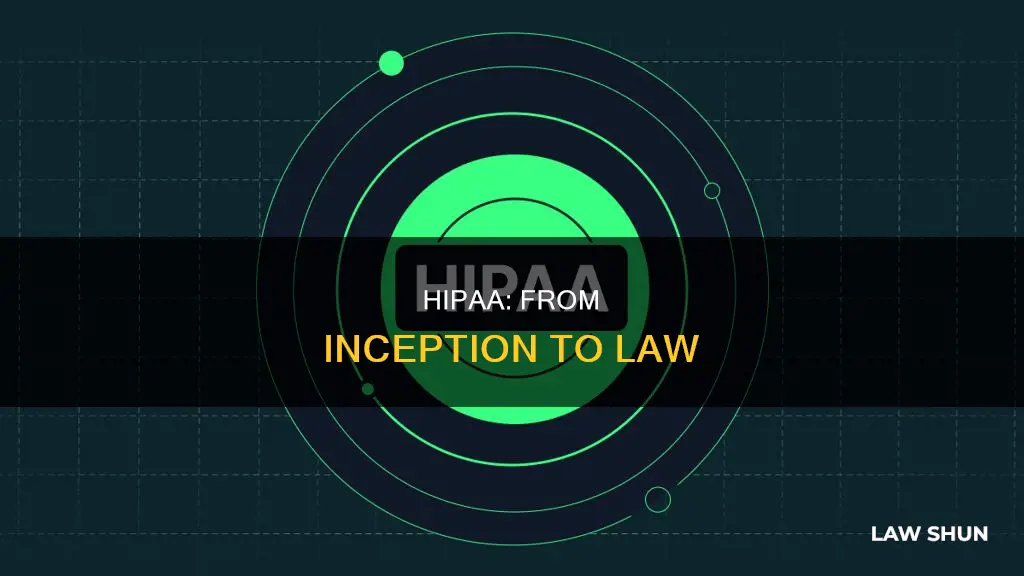 how did hipaa become a law