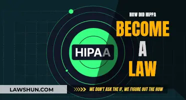 HIPAA: From Idea to Law and Enforcement