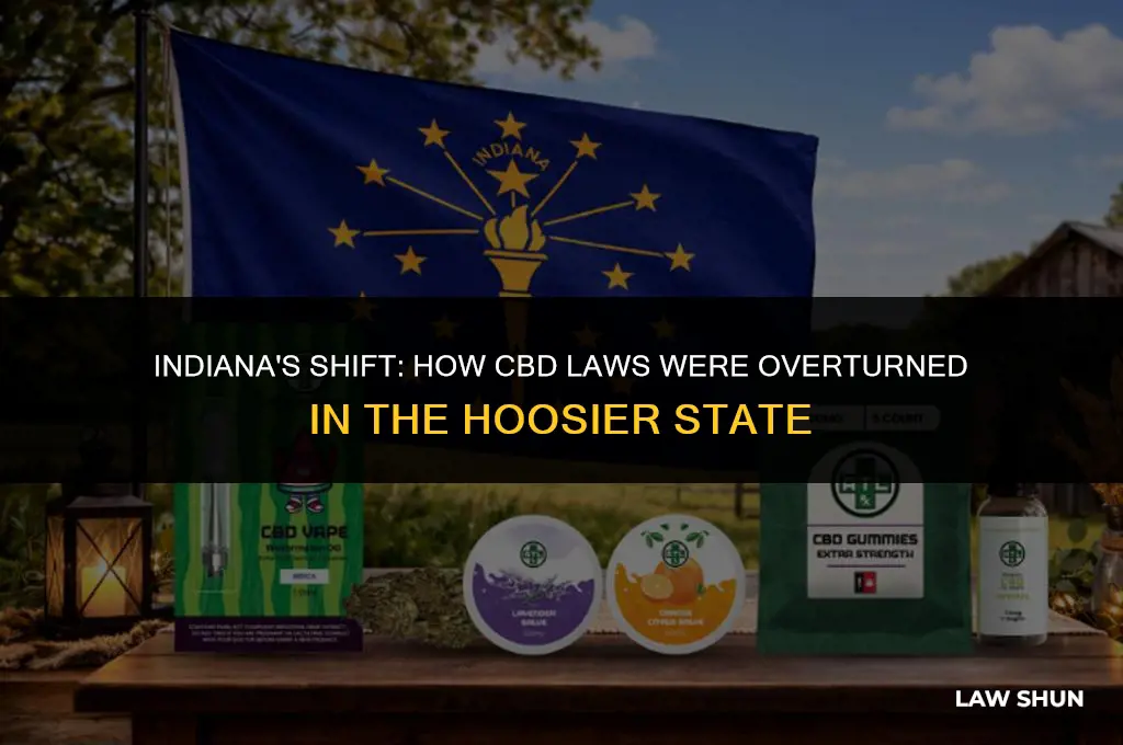 how did indiana overturn cbd laws