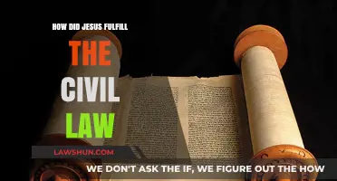 Jesus and the Civil Law: Fulfillment, Transformation, and Eternal Impact