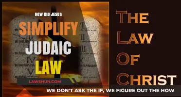 Jesus' Teachings: A Simplified Path Through Judaic Law