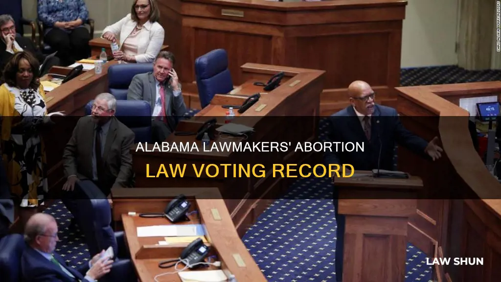 how did lawmakers in alabama vote on the abortion law