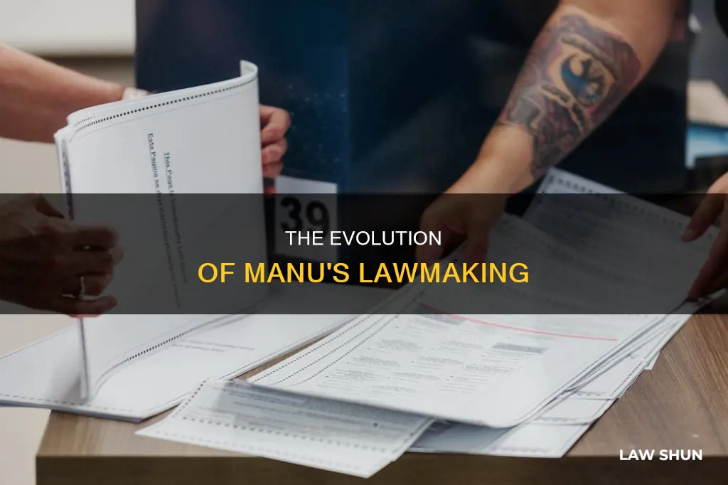 how did manu create the laws