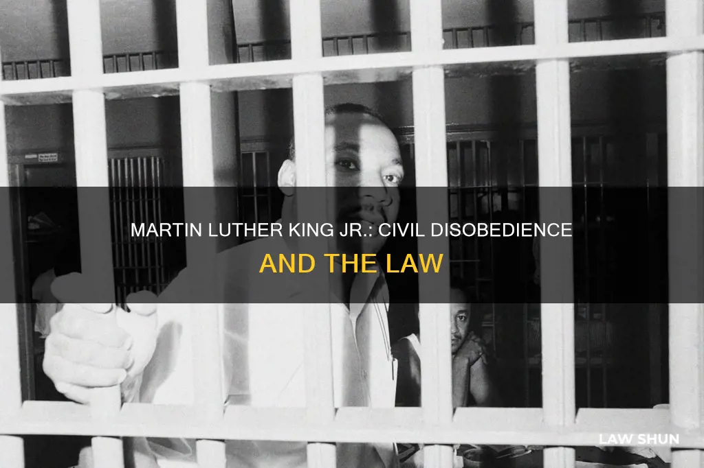 how did martin luther king break the law