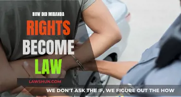 The Evolution of Miranda Rights: From Court to Law