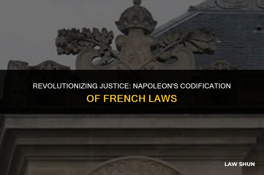 how did napolean codify french laws