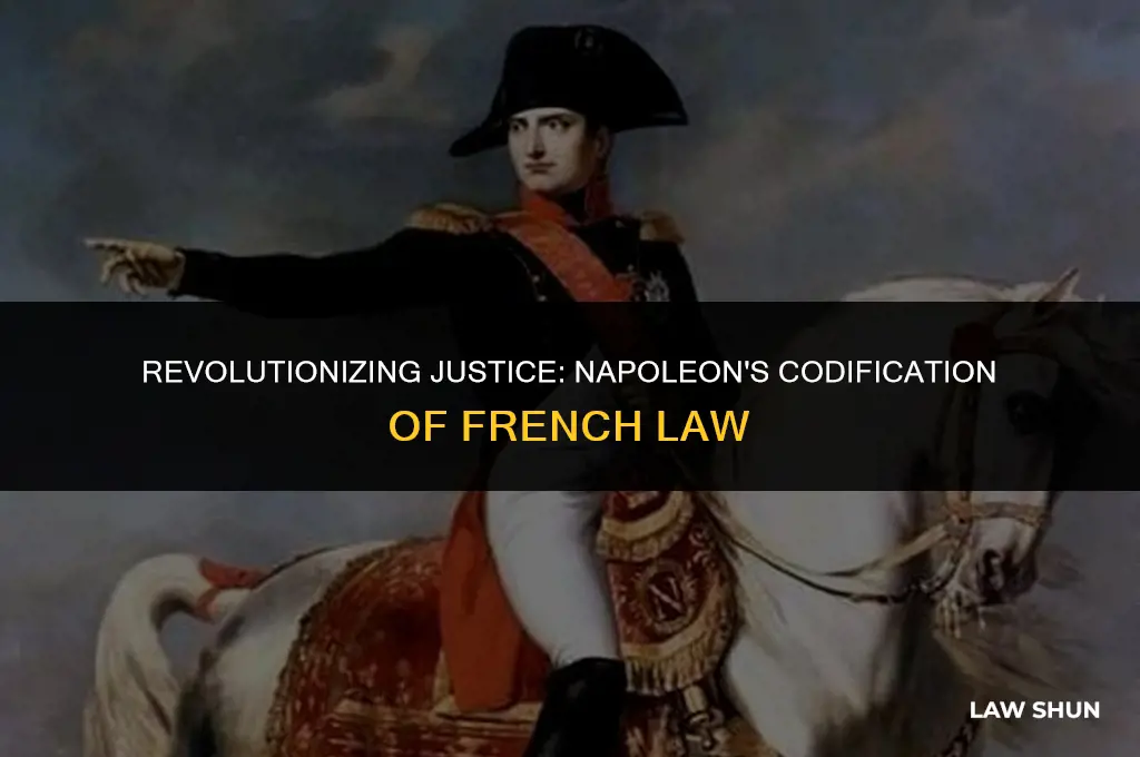how did napoleon codify french law