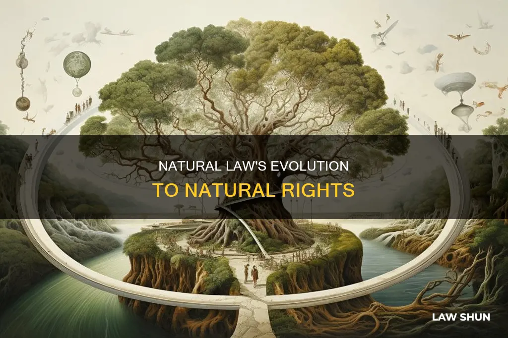 how did natural law become natural rights