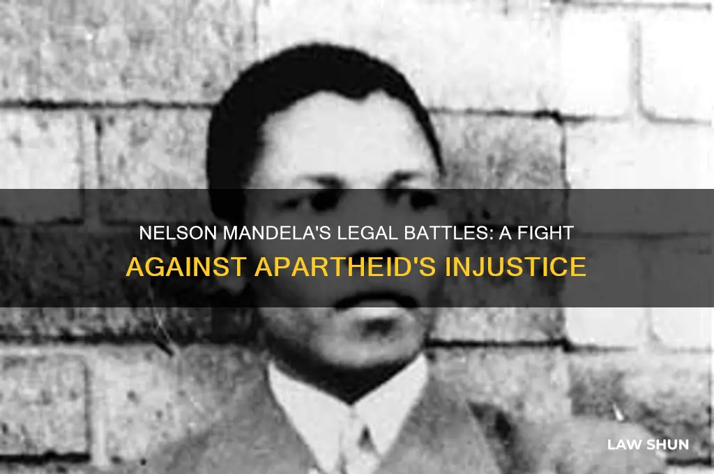 how did nelson mandela come into conflict with the law