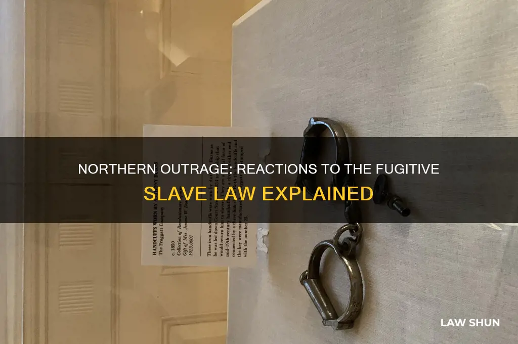 how did northerners react to the fugitive slave law brainly