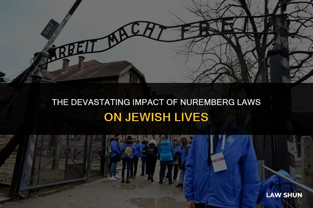 how did nuremberg laws impact jews