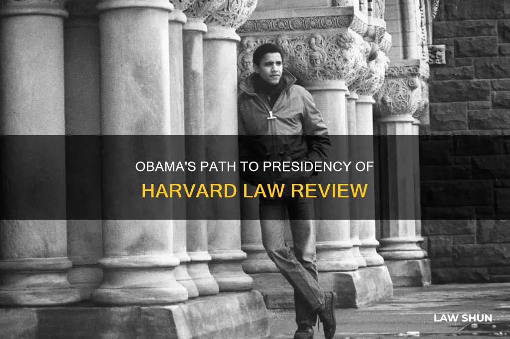 how did obama become president of harvard law review