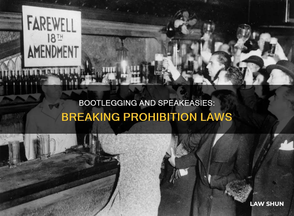 how did people break the laws of prohibition