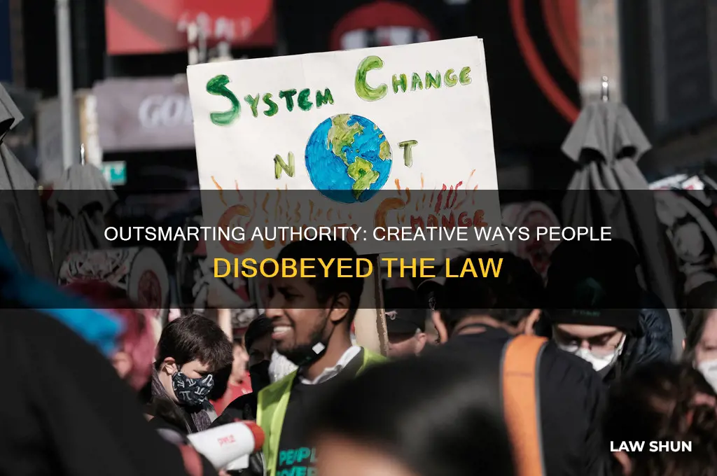 how did people cleverly disobey the law