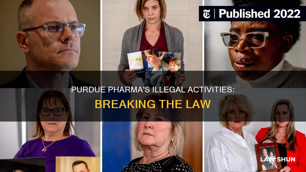 how did purdue pharma break the law