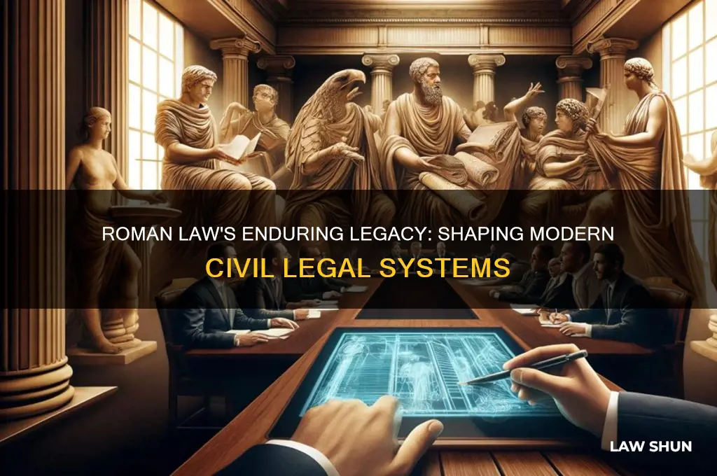 how did roman law influence civil law