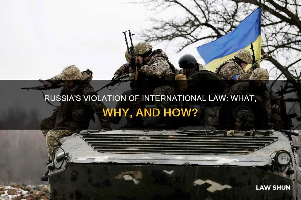 how did russia break international law