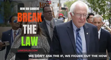 Sanders' Unlawful Actions: A Breach of Trust