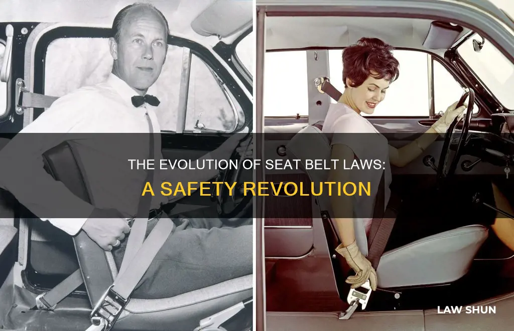 how did seat belts become law