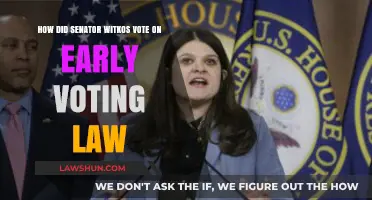 Senator Witkos' Stance: Early Voting Law Vote Explained