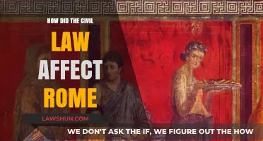 Civil Law's Impact: Shaping Rome's Society, Governance, and Legacy