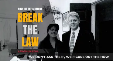 The Clinton's Legal Troubles: Breaking the Law