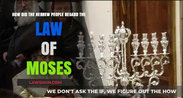 The Hebrew People's Reverence for the Law of Moses