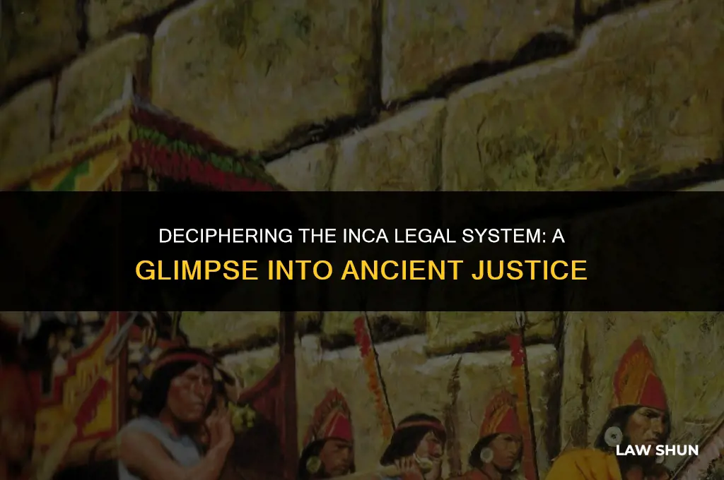 how did the incas decide laws
