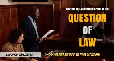 Justices' Legal Rationale: Analyzing Their Response to the Question of Law