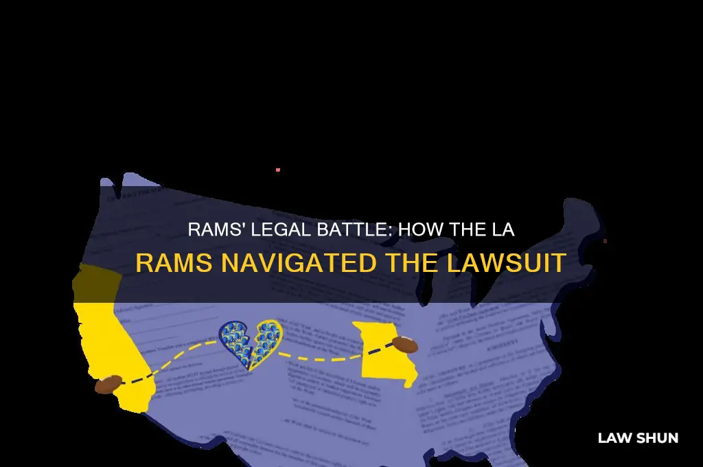 how did the la rams handle the law suit