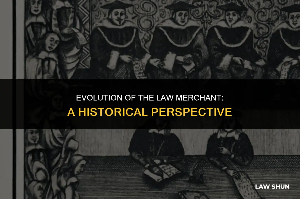 how did the law merchant develop