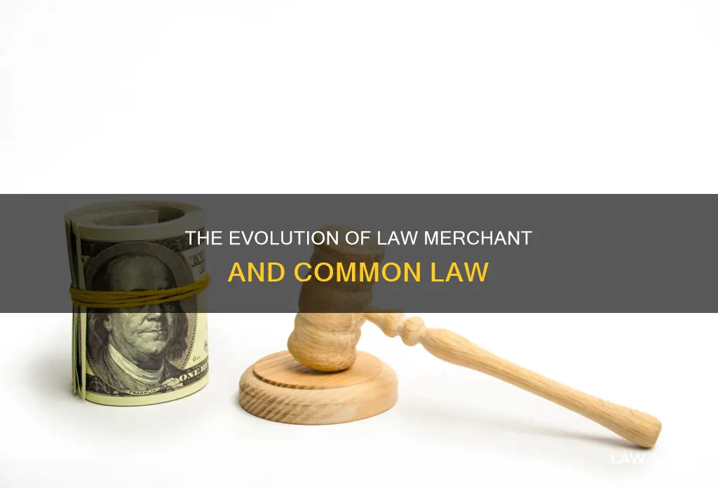 how did the law merchant merge with common law