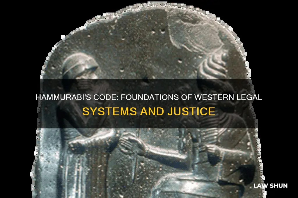 how did the law of hammurabi contribute to western society