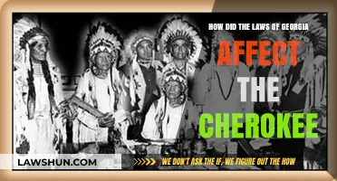 Georgia's Laws and Their Impact on the Cherokee Nation