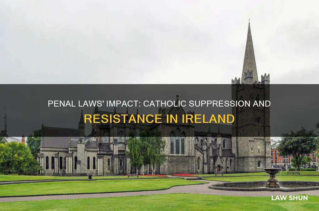 how did the penal laws affect catholics